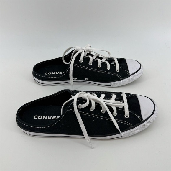 Converse Women's Slip-On Shoes Size 8.5 Black Chuck Taylor Dainty Mule - Picture 1 of 9